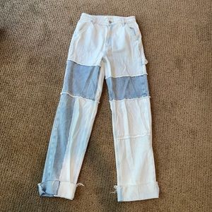 Pacsun patchwork cargo jeans